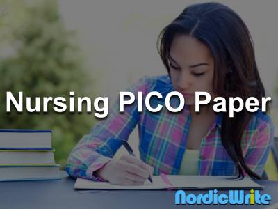Nursing PICO paper - | Best Online Writers NordicWrite.se
